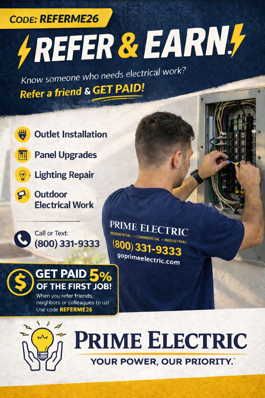 Refer to Prime Electric
