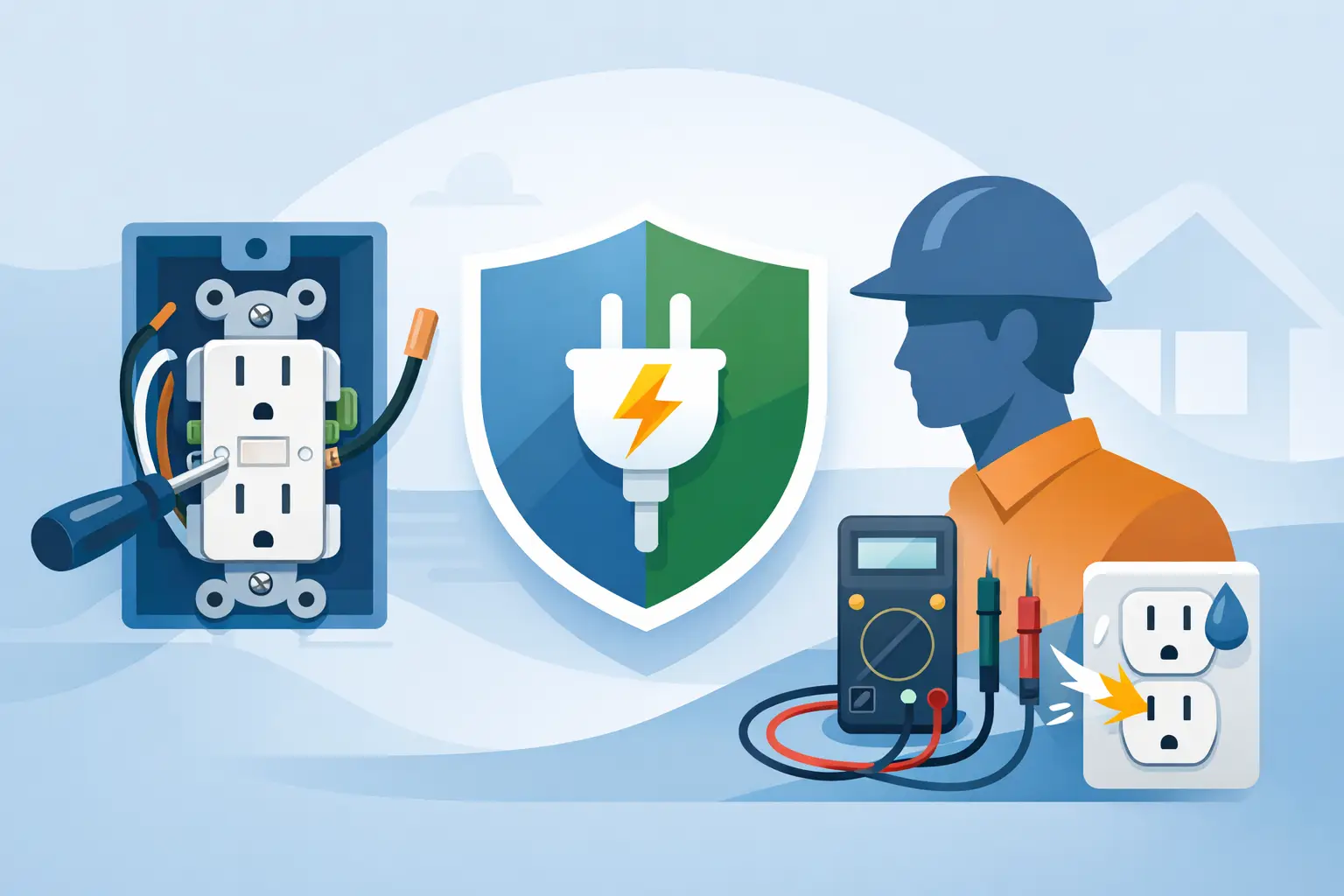 How to Add GFCI Outlet Protection Safely