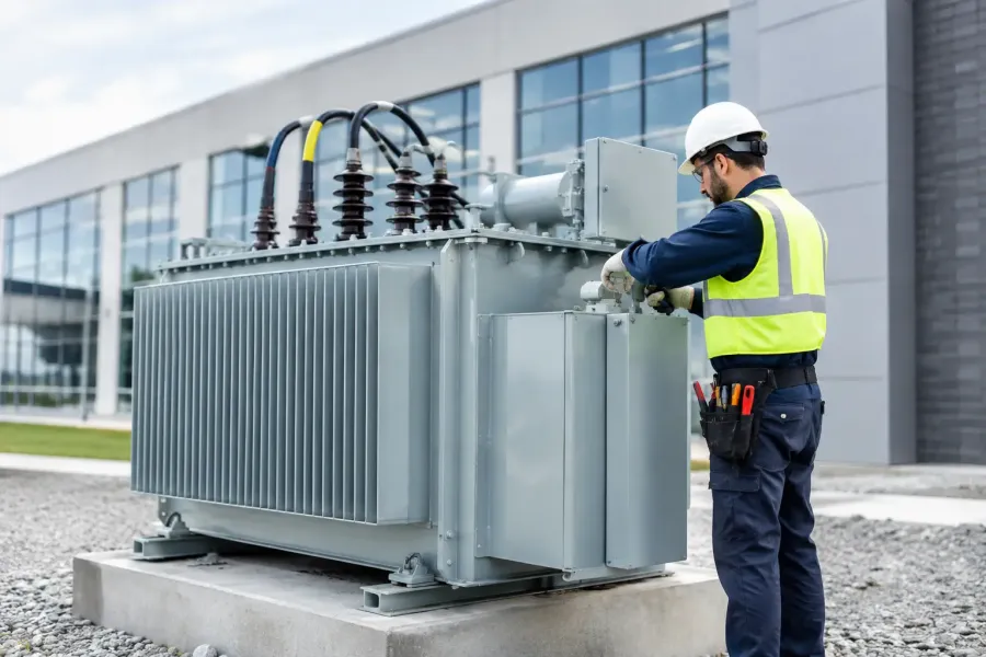 Commercial Building Transformer Installation