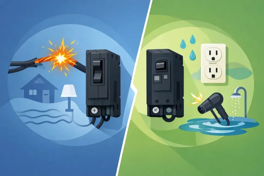 Arc Fault Versus GFCI Breakers Explained