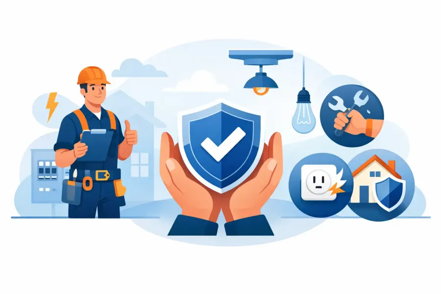 What an Electrician Workmanship Warranty Covers