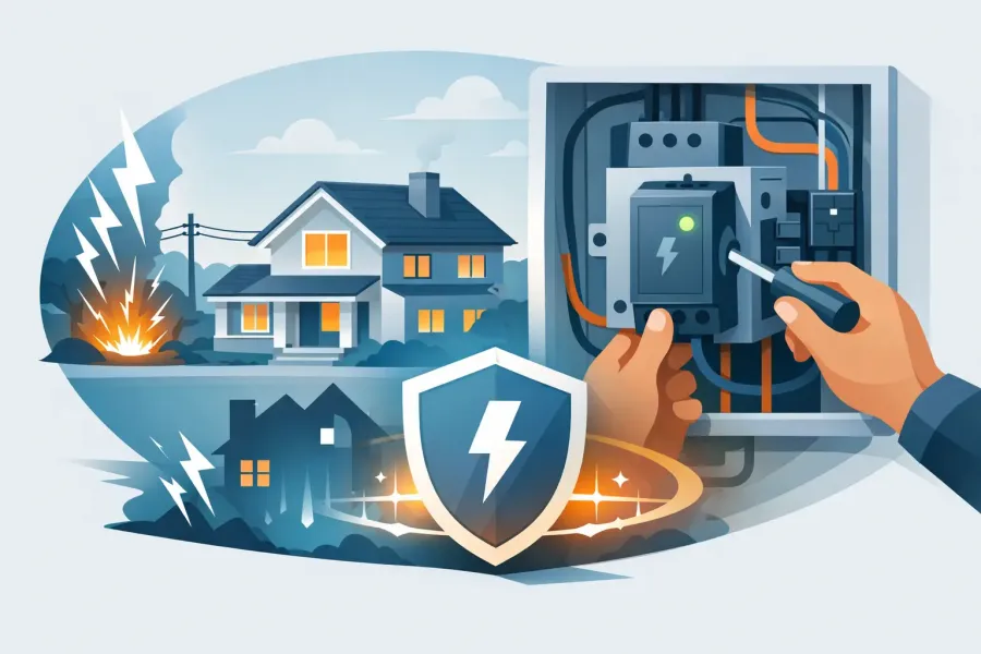 Whole House Surge Protector Installation