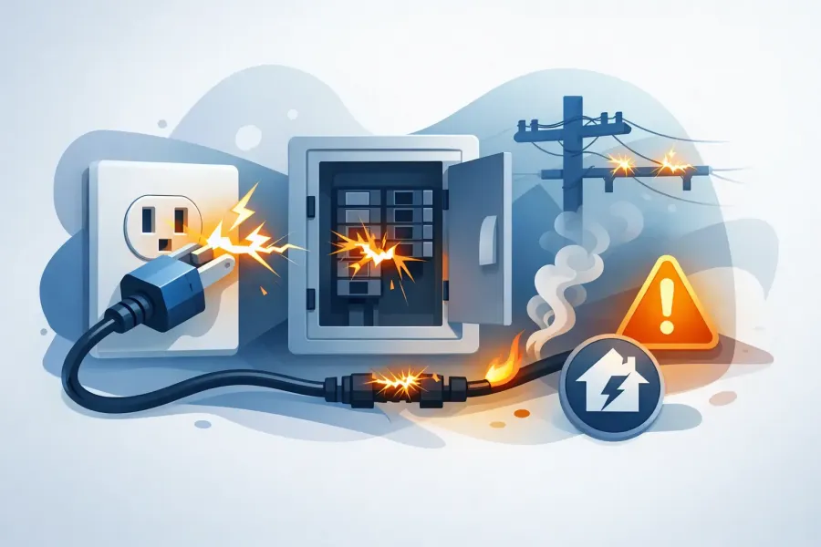 Top Electrical Arcing Warning Signs to Act On