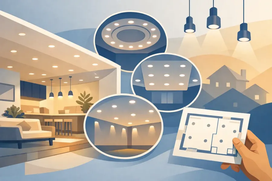 12 Best Recessed Lighting Layout Ideas for Homes